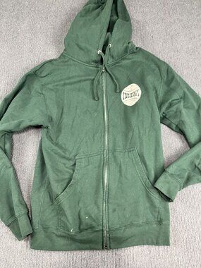 Independent Trading Co Men Green Innings Festival 2023 Full Zip Hoodie M